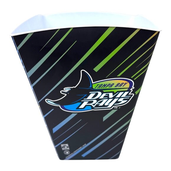 Tampa Bay Devil Rays Pop Corn Bucket Souvenir Throw Back Logo Large MLB 9.5" - Picture 8 of 9